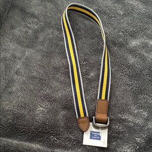 Jack & Jones Kids Striped Belt - Yellow and Blue